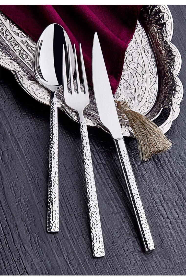 Hira Kristal 60 Parça Kutulu Çatal, Kaşık, Bıçak Takımı