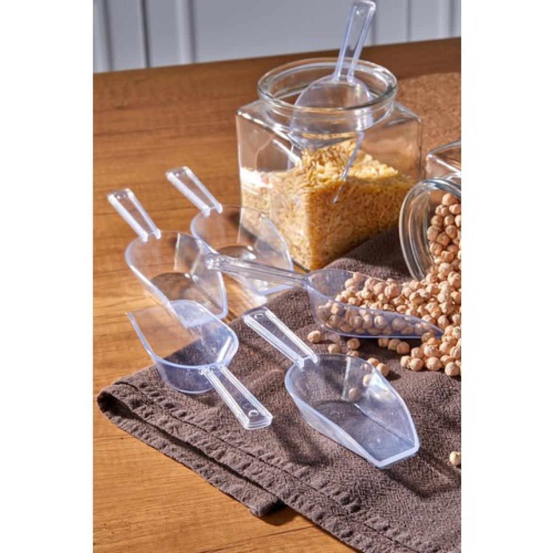 Kitchen Line 12 Adet Baharat Kaşığı - Şeker Reçel Baharatlık Kaşığı Şeffaf 6 Adet Büyük Boy 6 Adet Küçük Boy
