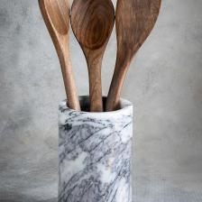 Ceviz Ağacı El Yapımı Tahta Kaşık Ve Spatula Seti 30 Cm.