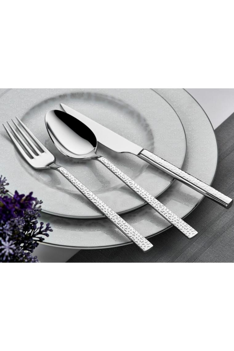 Hira Kristal 90 Parça Kutulu Çatal, Kaşık, Bıçak Takımı