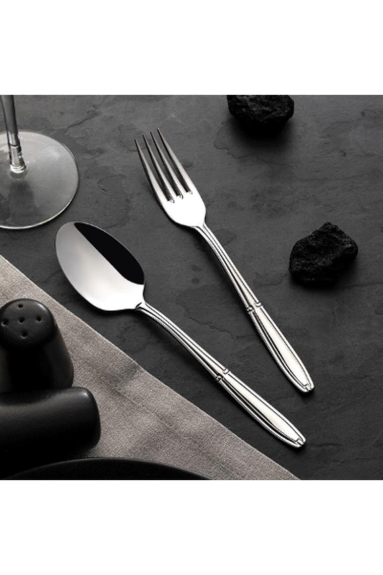 Nehir Buket Sade 60 Parça 12 Kişilik Çatal Kaşık Takımı