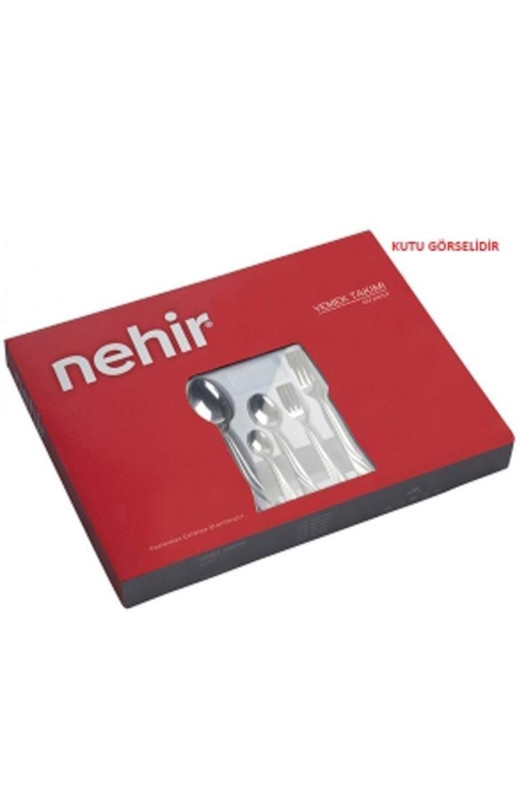 Nehir Buket Sade 60 Parça 12 Kişilik Çatal Kaşık Takımı