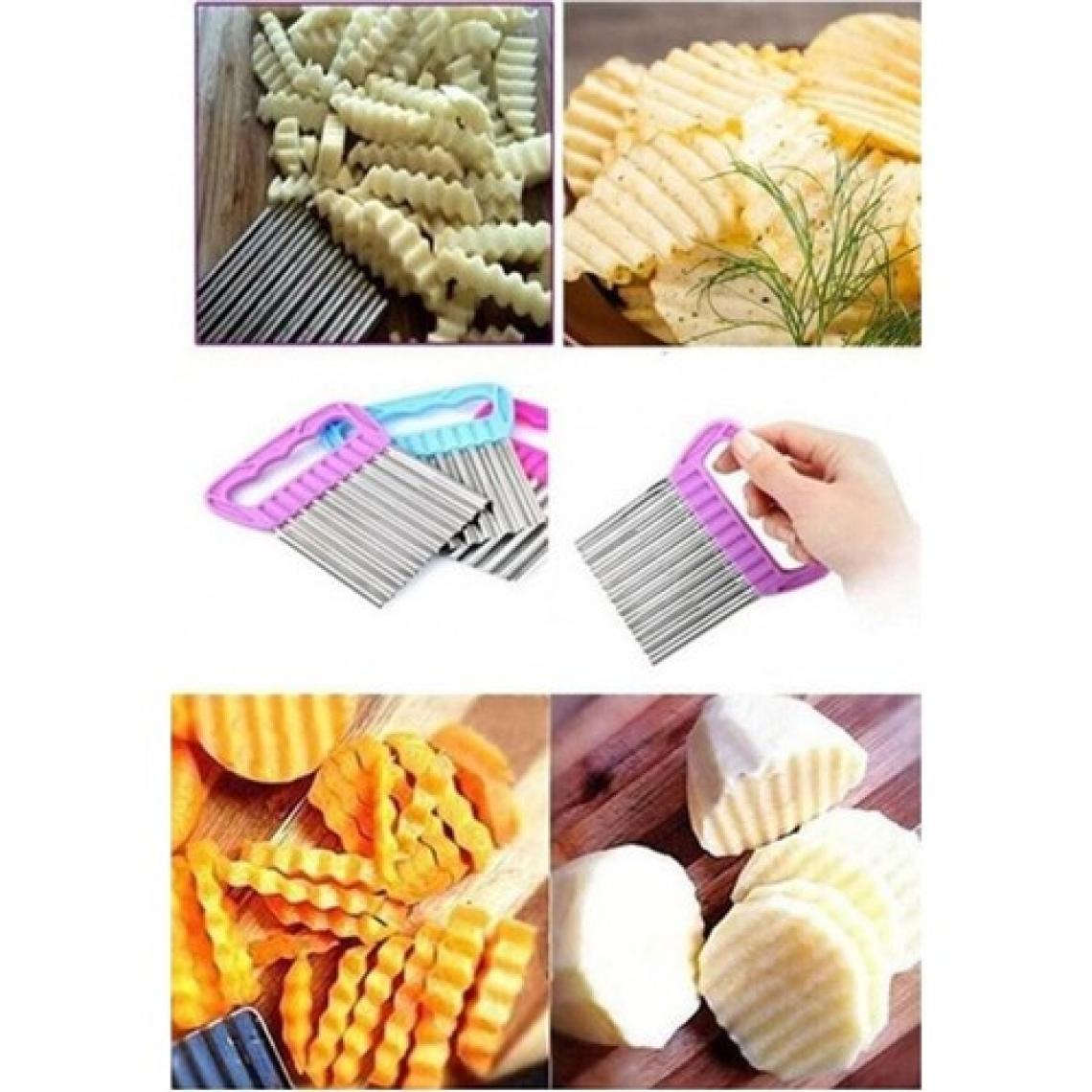 Renkli Patates ve Sebze Dilimleme Aracı, Hızlı ve Pratik Kesim, 1 Adet