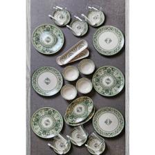Kitchen Life 32 Parça 6 Kişilik Motif Desenli Porselen Kahvaltı Takımı Bone China