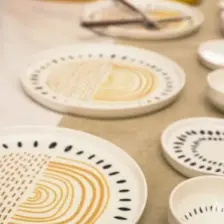 Heda Porselen Yakamoz 16 Parça 6 Kişilik Kahvaltı Takımı