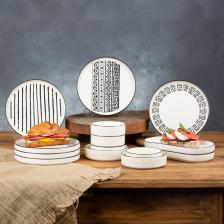 14 Parça 6 Kişilik Stackable Sio Savior Kahvaltı Takımı - Lüx Kahvaltılık Sunum Seti Tabağı