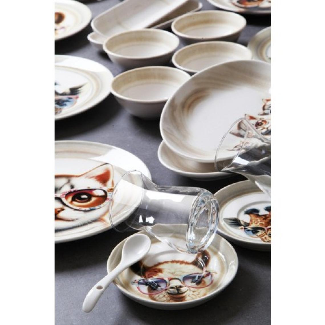 Kitchen Life 32 Parça 6 Kişilik Sweet Animals Porselen Kahvaltı Takımı Bone China