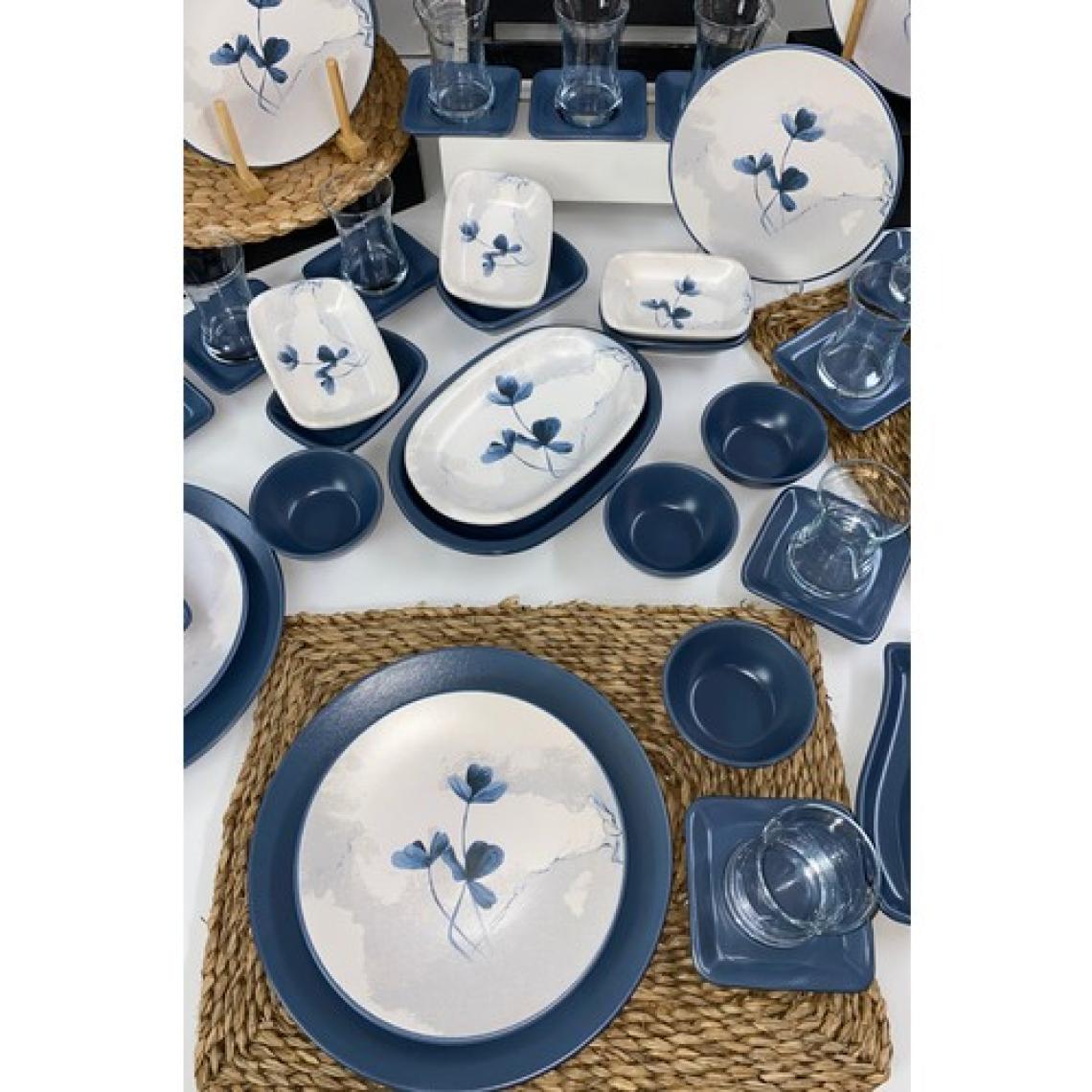 Keramika Blue Magic 62 Parça 12 Kişilik Kahvaltı Takımı