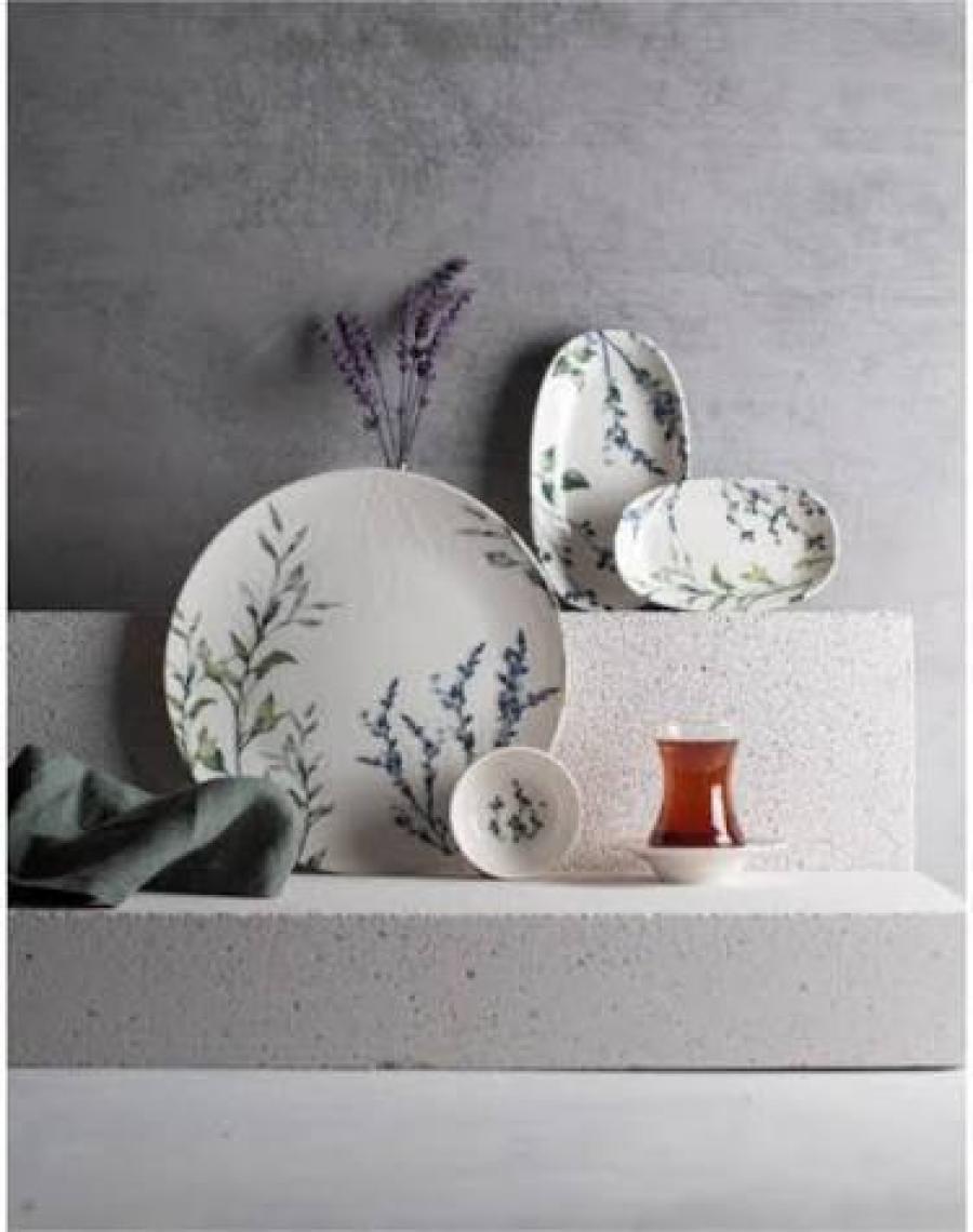 Chichi Lavender Pino Bone Porselen 26 Parça Kahvaltı Seti