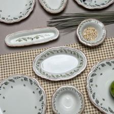 Tabak Evi Flower Green Kahvaltı Takımı 6 Kişilik 14 Parça