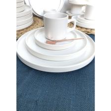 Gulhanile Stackable Mat Beyaz 24 Parça 6 Kişilik Servis Kahvaltı Takımı