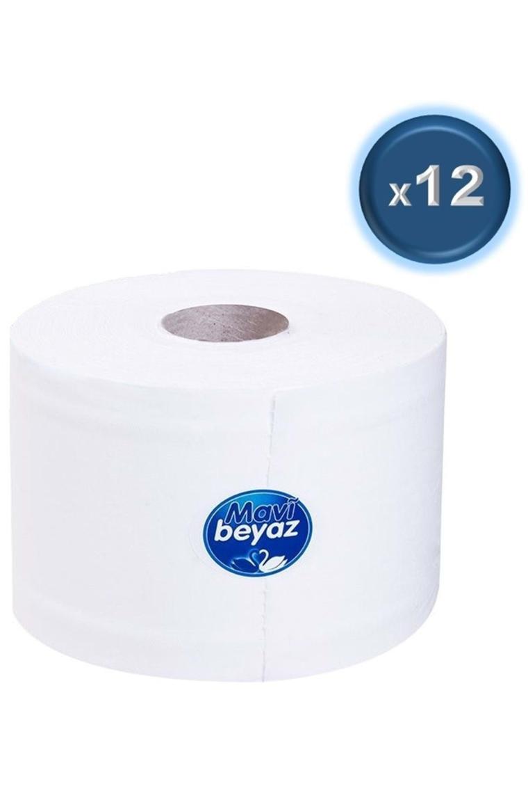 Mini Jumbo Tuvalet Kağıdı 12 Li Pk (4KG) Çek-sil Içten Çekmeli Tuvalet Kağıdı (ÜK-141002)