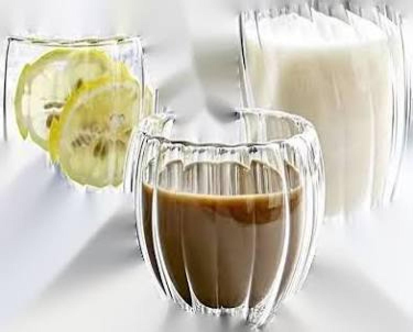 Tilbe Home 3'lü Çift Cidarlı Burgulu Kristal Cam Bardağı Çay Süt Kahve Kupası Sıcak & Soğuk Retro Bardak Seti