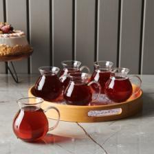 Arow Keyf-i Ala Borosilikat 6 Parça Çay Seti - 220 ml