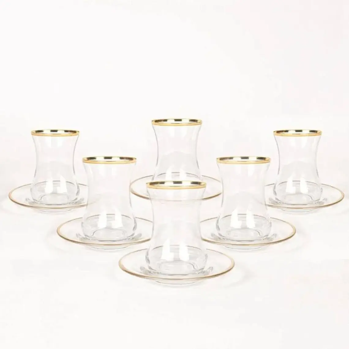 Rakle Avantgarde Gold 12 Parça Çay Seti - 150 ml