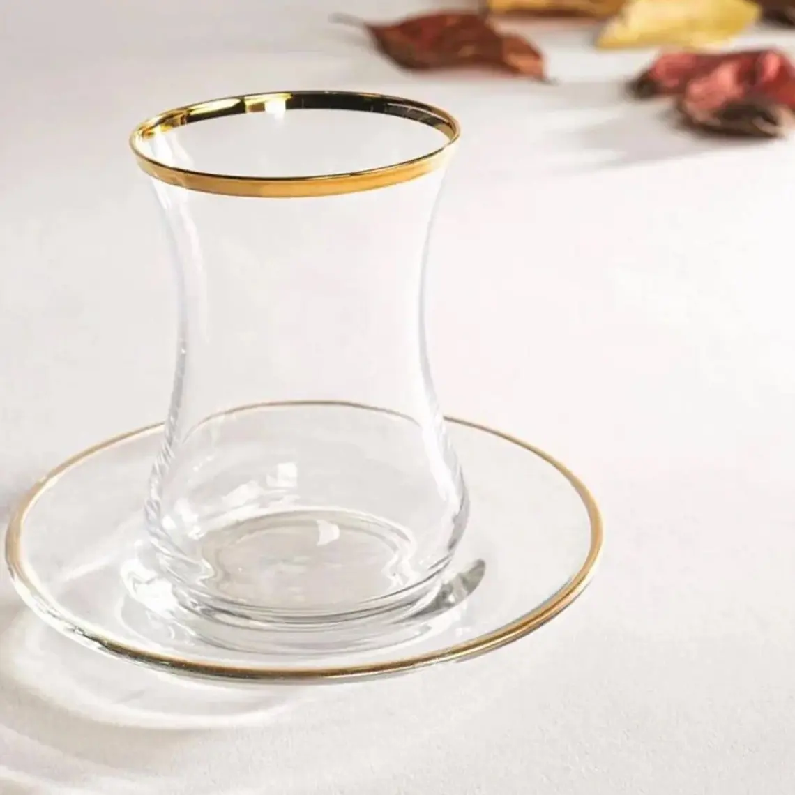 Rakle Avantgarde Gold 12 Parça Çay Seti - 150 ml