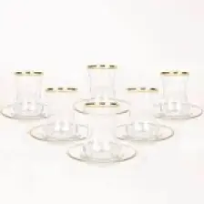 Rakle Avantgarde Gold 12 Parça Çay Seti - 150 ml