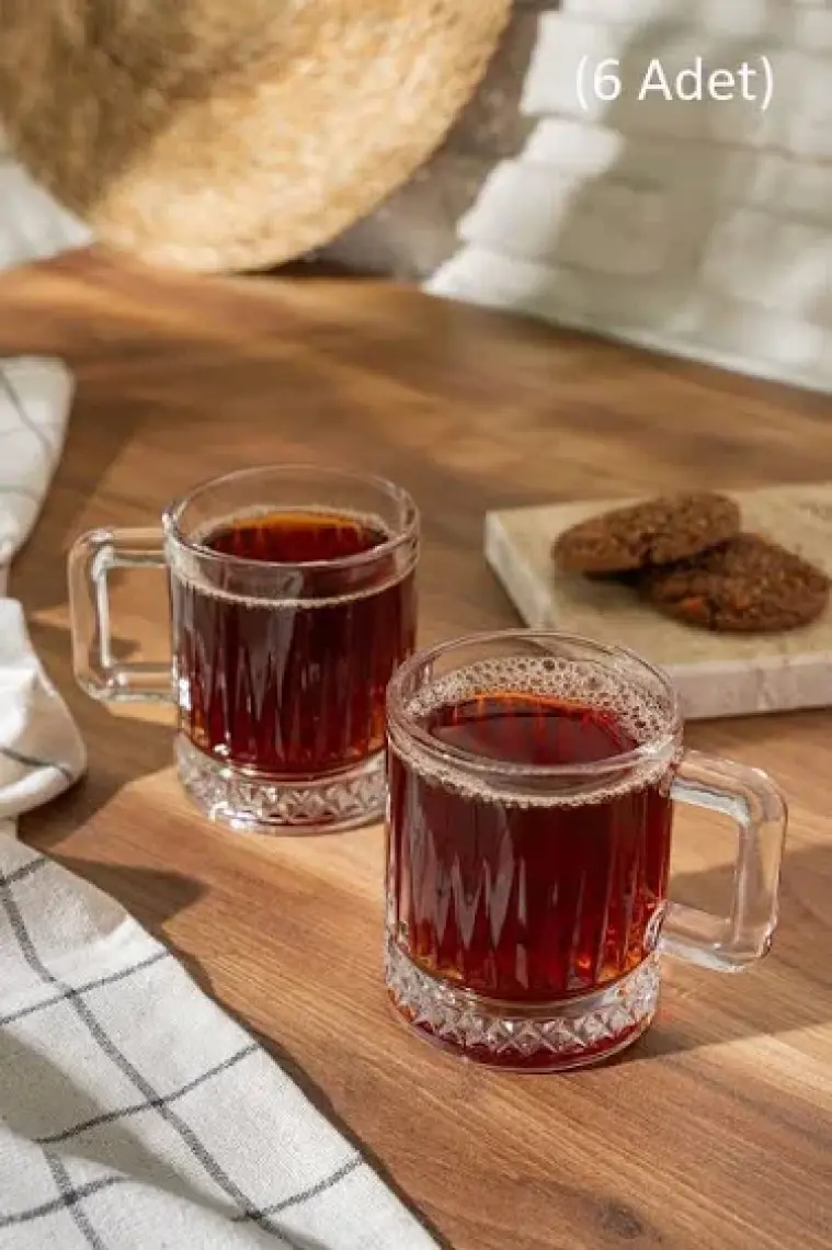 Oslo Kulplu Çay Bardağı