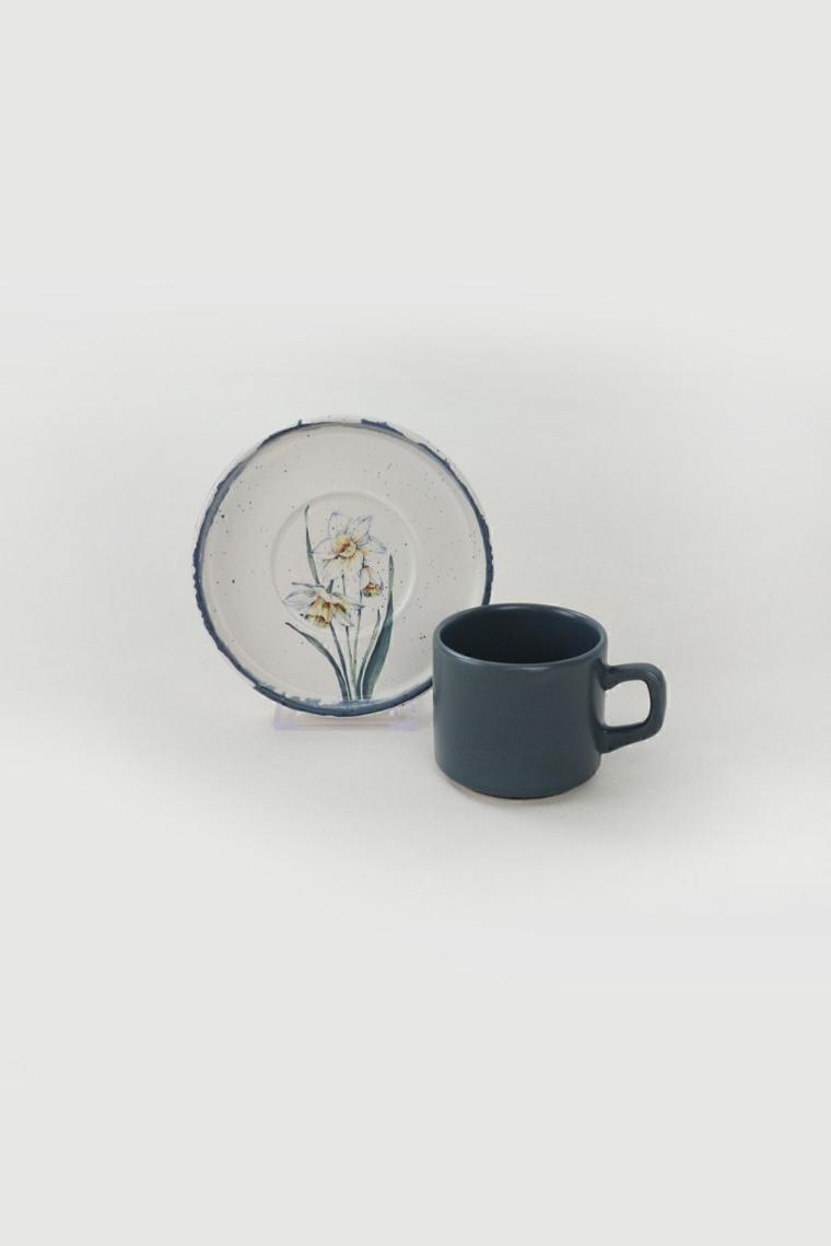 Stackable Çay Takımı Anadolu Çiçekleri 12 Parça 6 Kişilik