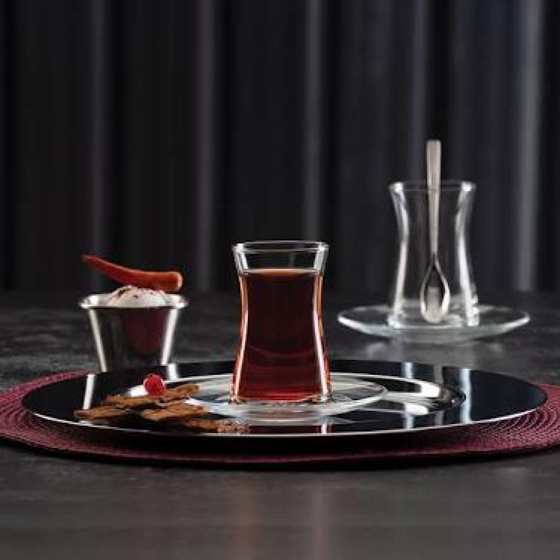 Paşabahçe 8 Parça Heybeli Çay Seti