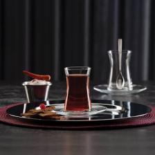 Paşabahçe 8 Parça Heybeli Çay Seti