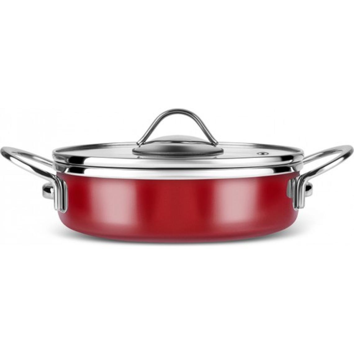 Karaca Ateş Emaye 6 Parça Omlet Sahan Set Bordo