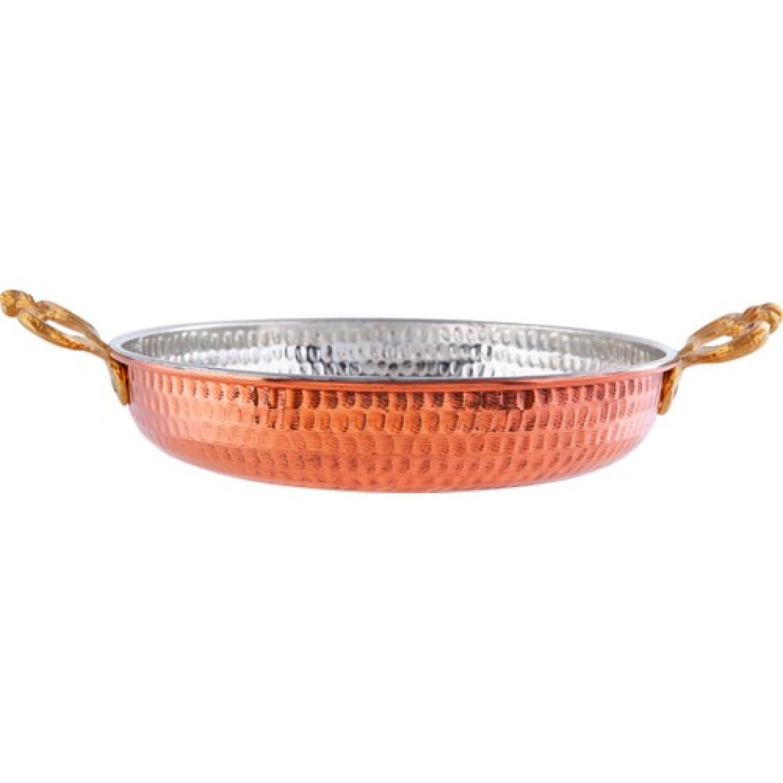 Karaca Antık Bakır Sahan 22 cm
