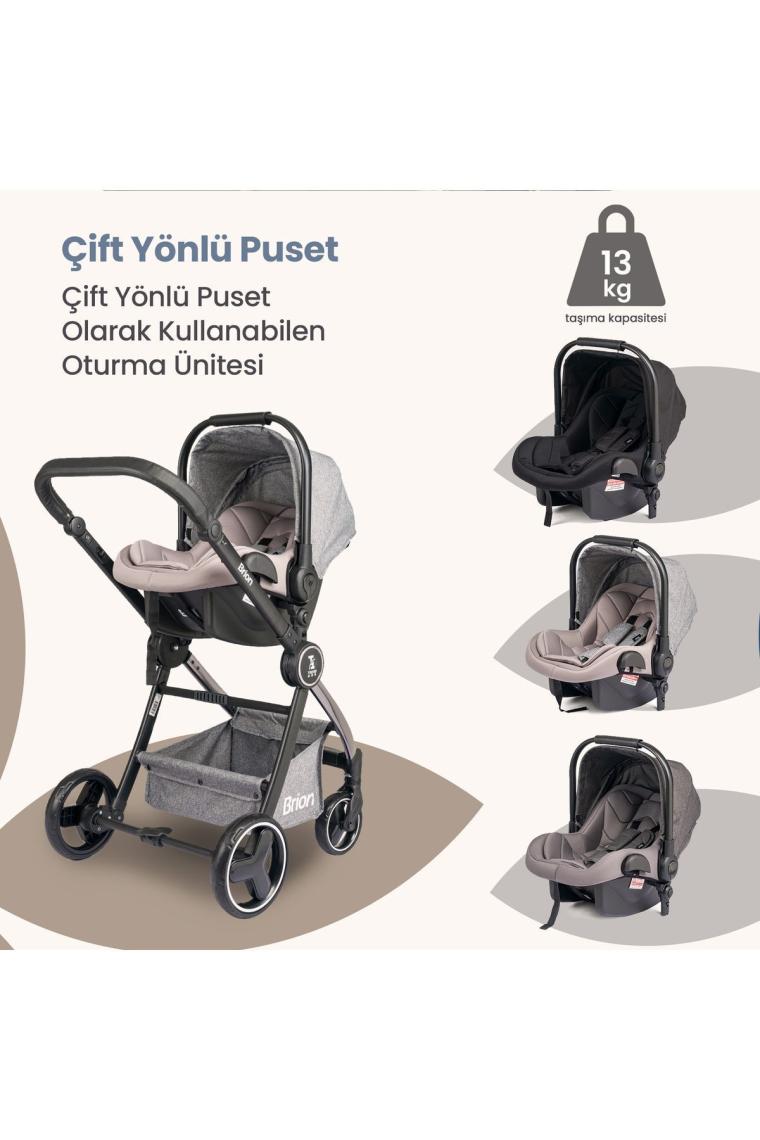 Trendone Travel Sistem Bebek Arabası Siyah