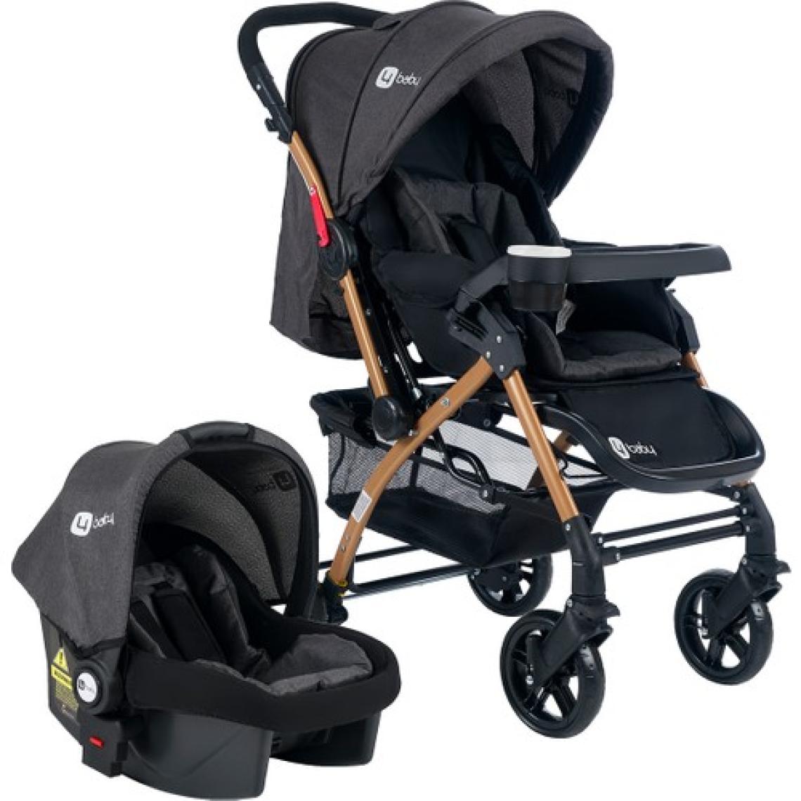 4 Baby AB460 Active Gold Travel Sistem Bebek Arabası Antrasit