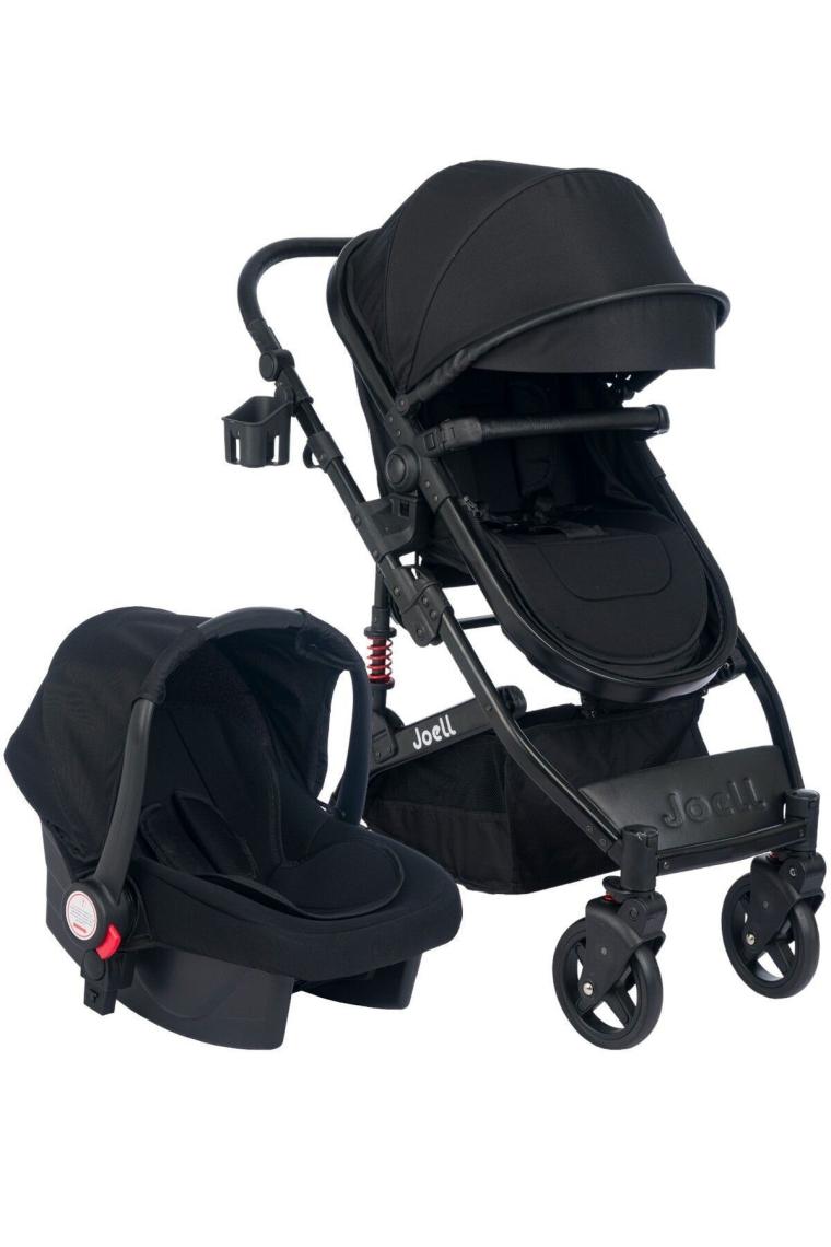 Truva 1713 Travel Sistem Bebek Arabası Full Black / Yeni Kasa