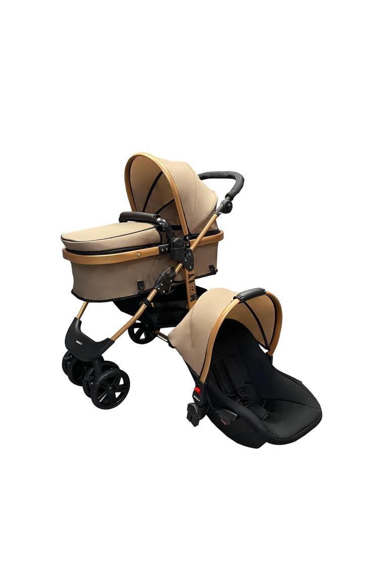 Kahverengi Travel Sistem Bebek Arabası Sc-2401