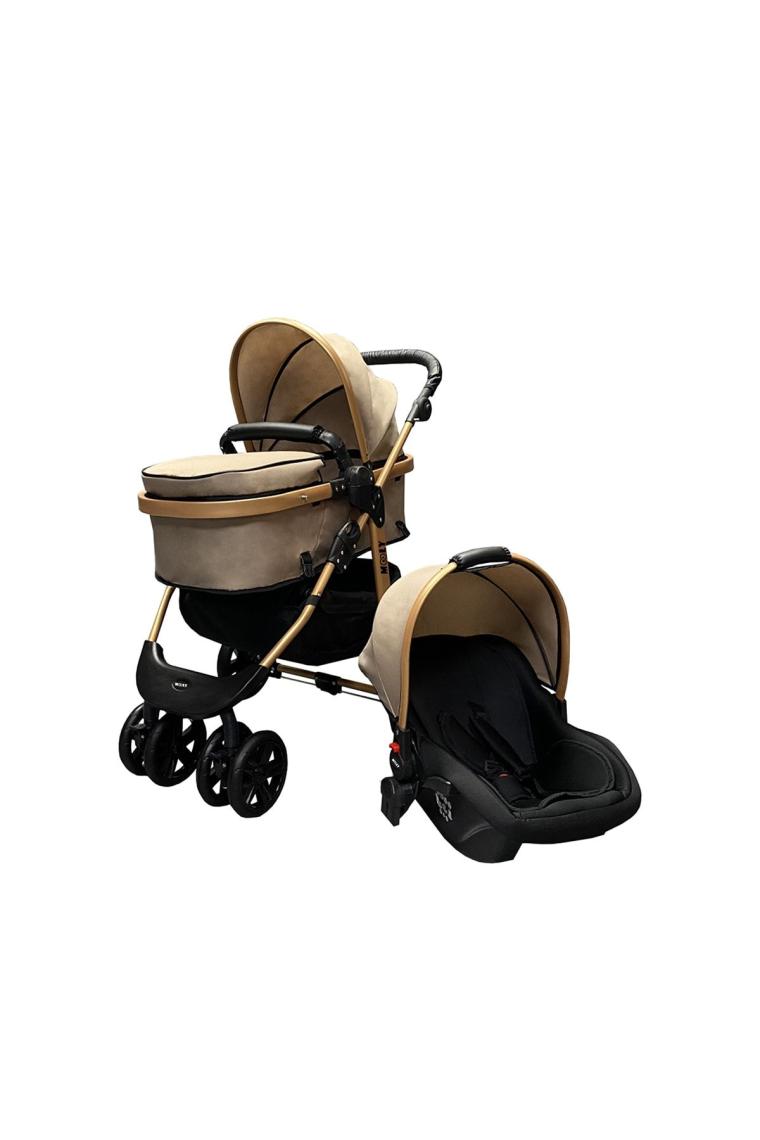 Kahverengi Travel Sistem Bebek Arabası Sc-2401