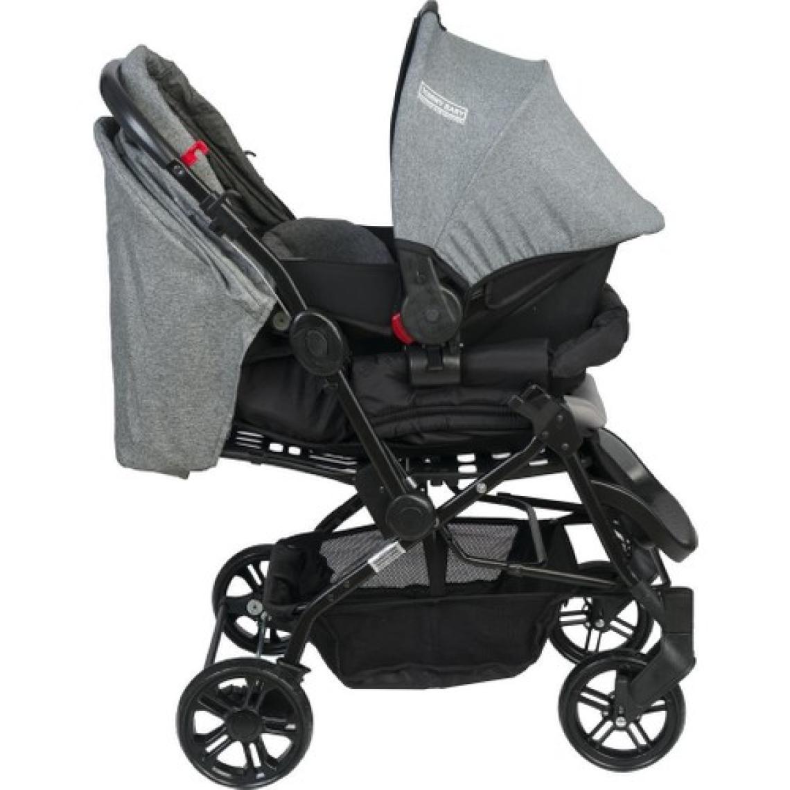 Tommybaby Elegant Travel Sistem Çift Yönlü Bebek Arabası Antrasit