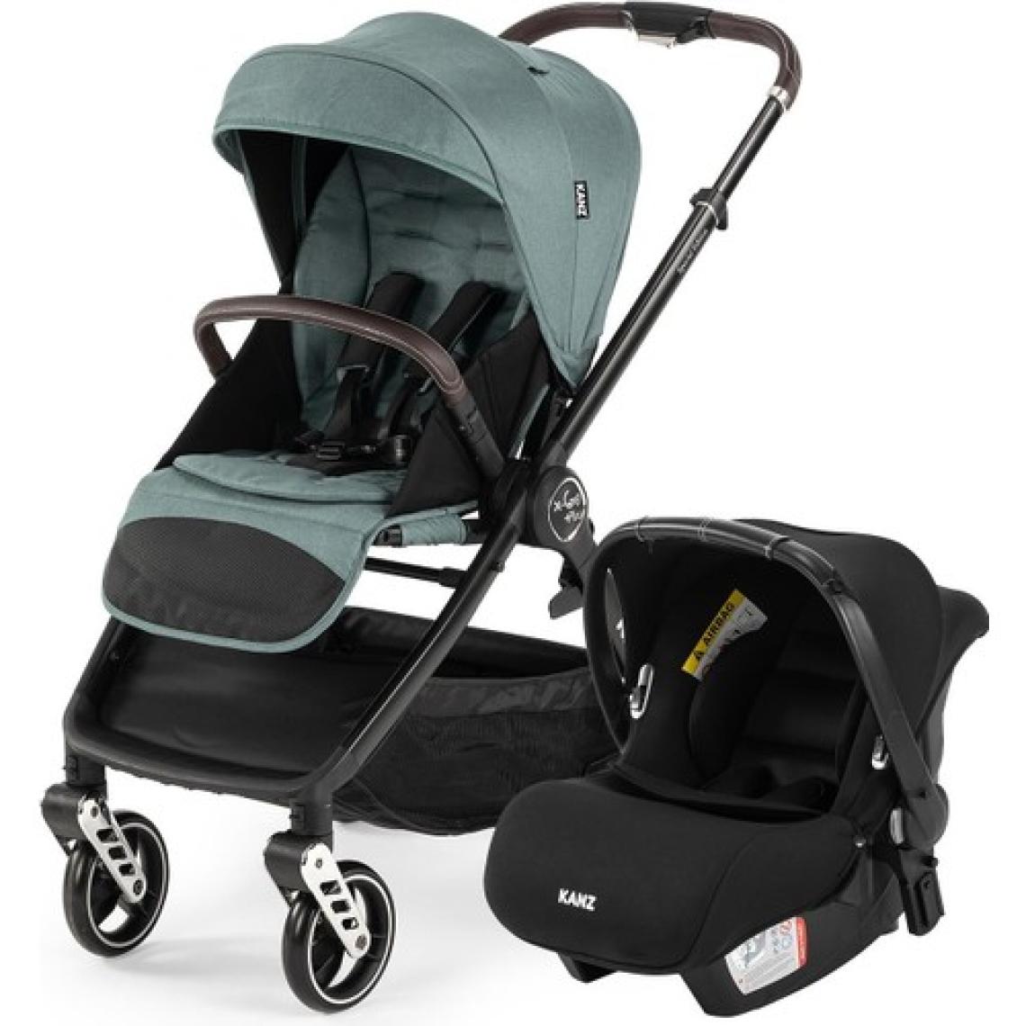 Kanz X-Go Plus Silver Travel Sistem Bebek Arabası Yeşil
