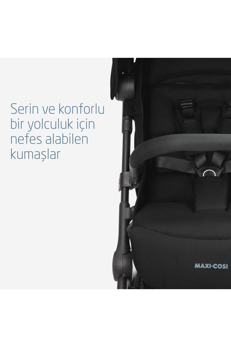 Maxi-Cosi Lara2 Essential Black Kabin Tipi Bebek Arabası
