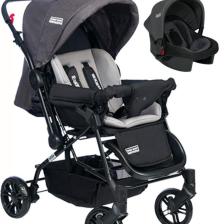 Tommybaby Elegant Travel Sistem Çift Yönlü Bebek Arabası Kahverengi