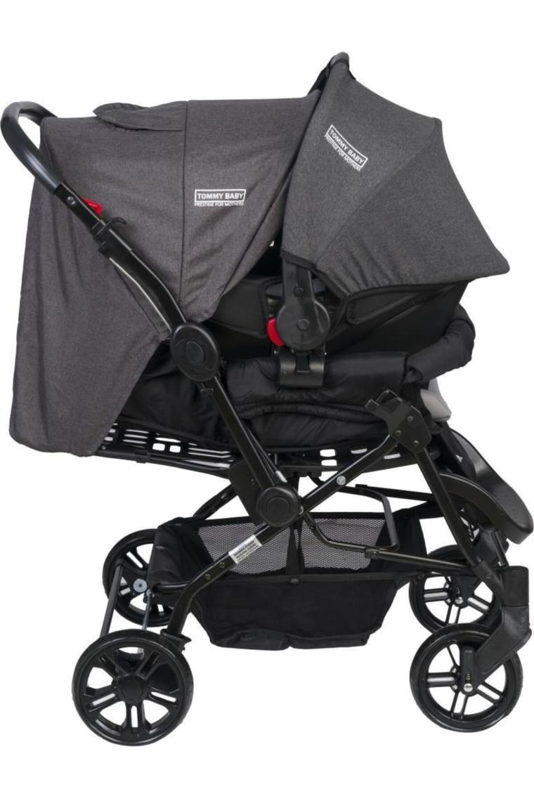Tommybaby Elegant Travel Sistem Çift Yönlü Bebek Arabası Kahverengi