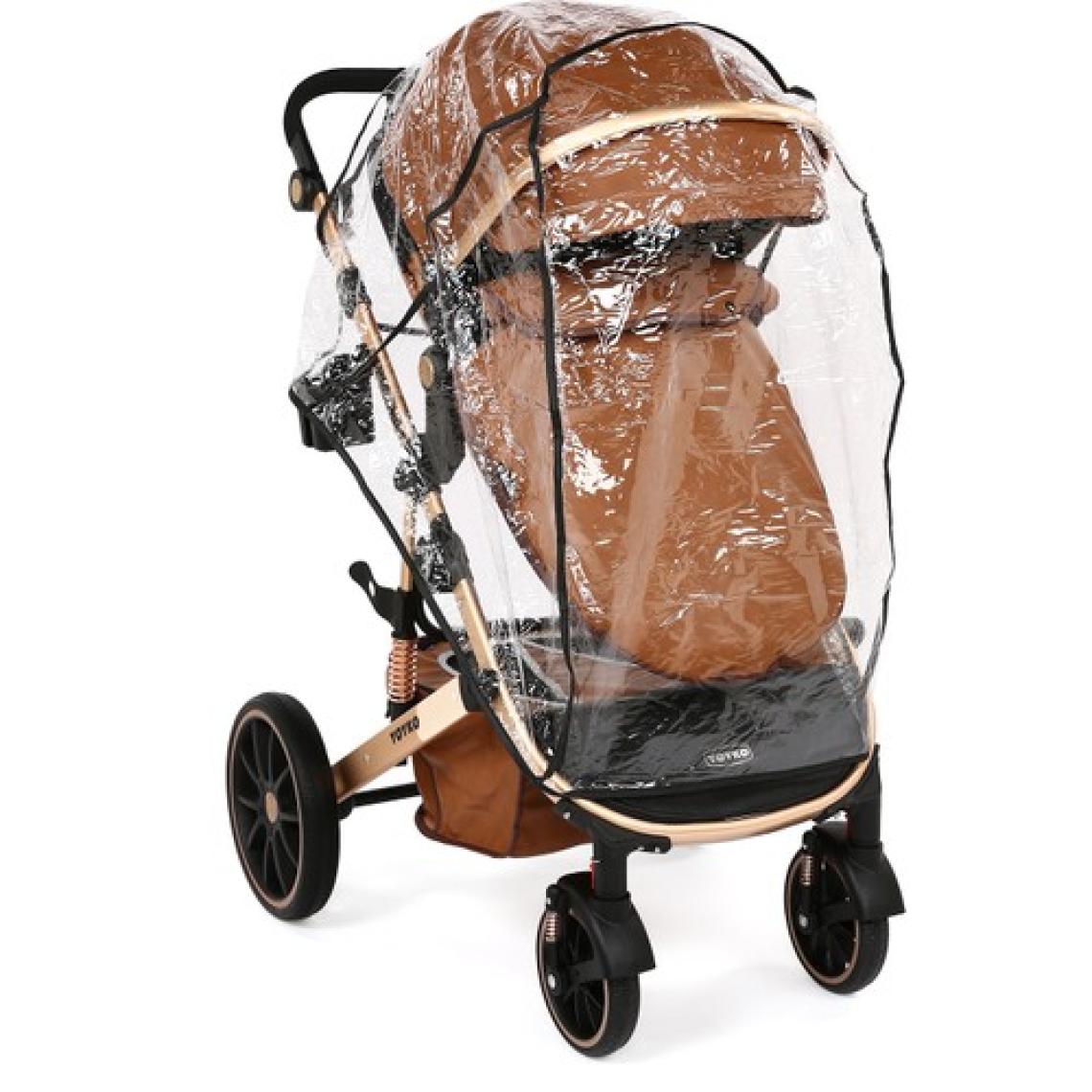 Yoyko Capsule Egg Travel Sistem Bebek Arabası Kahve Rose
