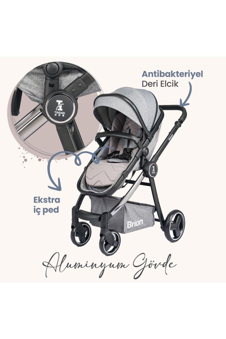 Trendone Travel Sistem Bebek Arabası Siyah