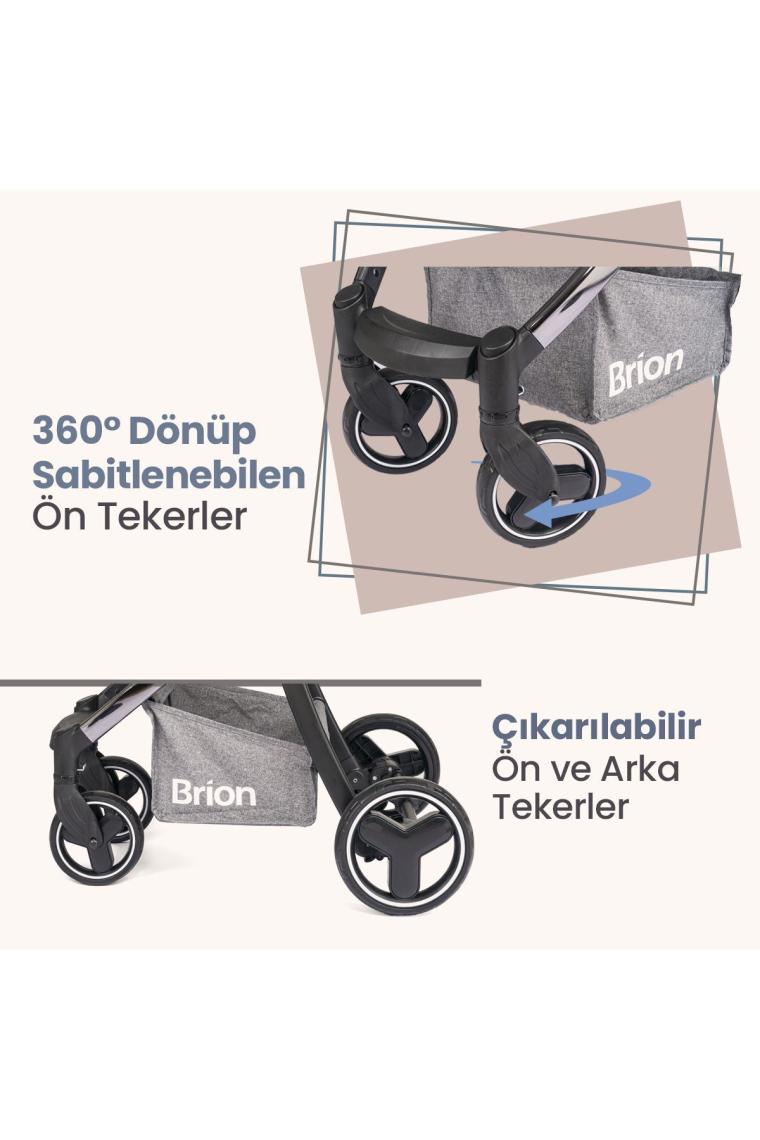 Trendone Travel Sistem Bebek Arabası Siyah