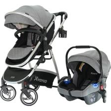 Yoyko City Gri Silver Travel Sistem Bebek Arabası