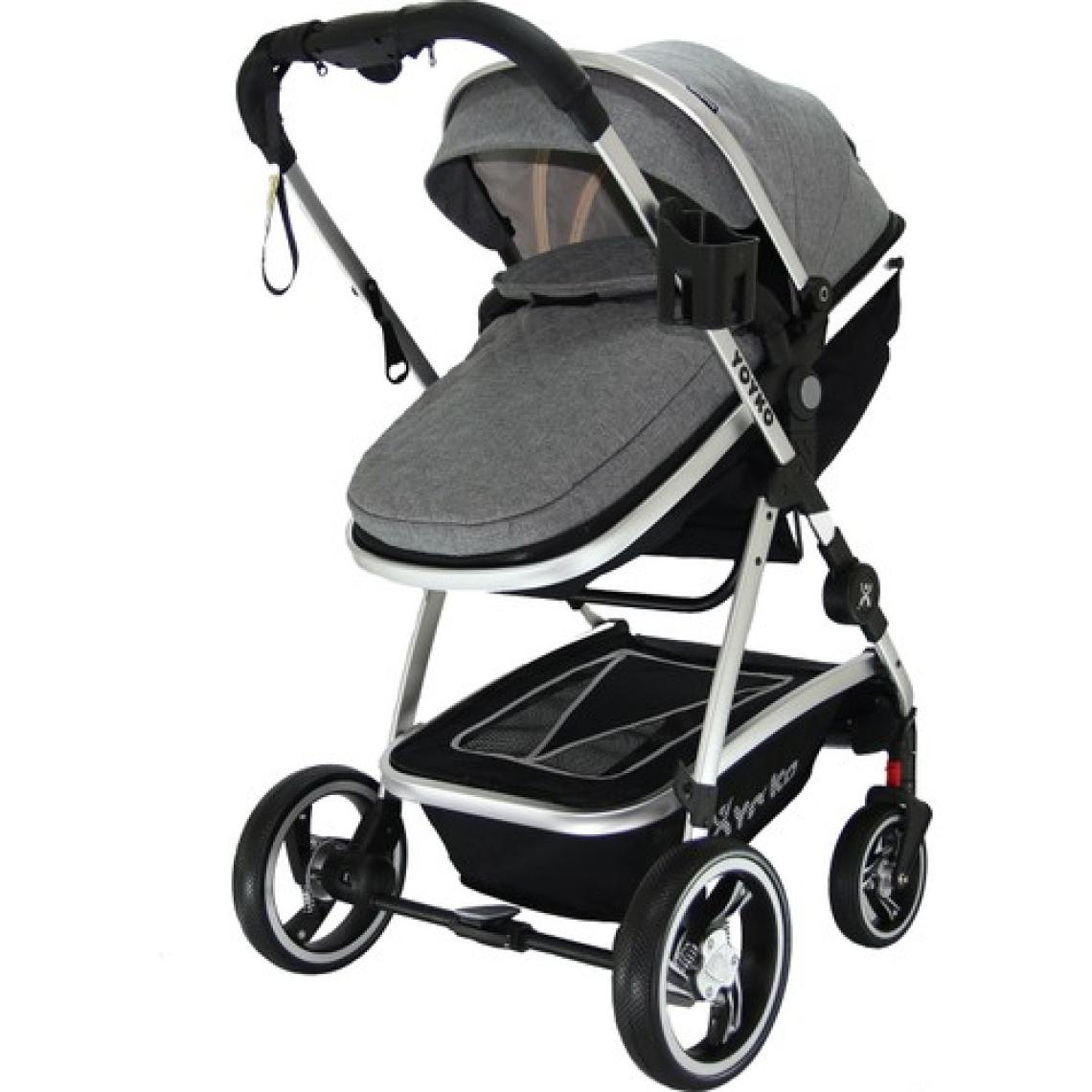 Yoyko City Gri Silver Travel Sistem Bebek Arabası