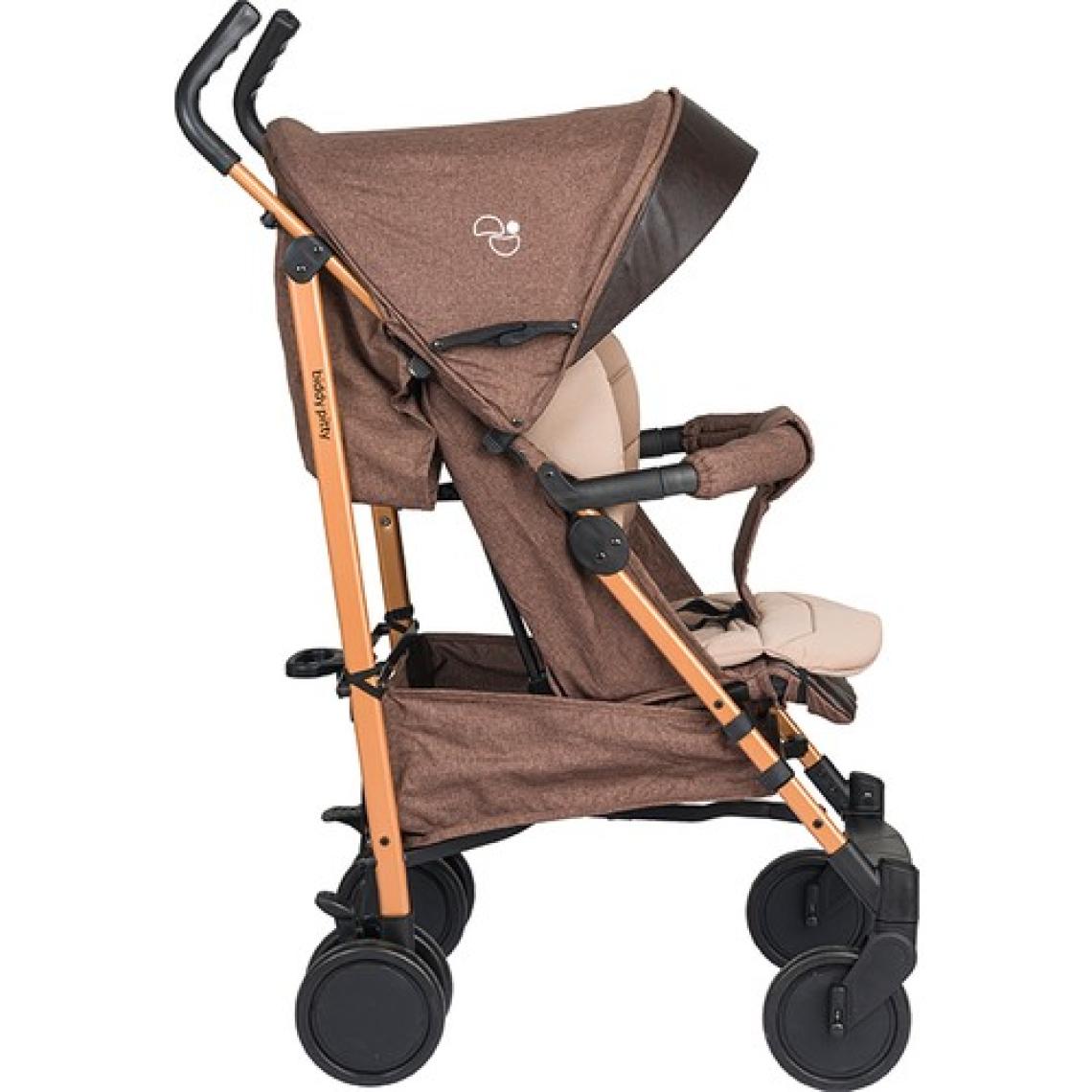 Biddy Pitty Picco Alüminyum Hafif Tam Yatar Baston Bebek Arabası Java Melange