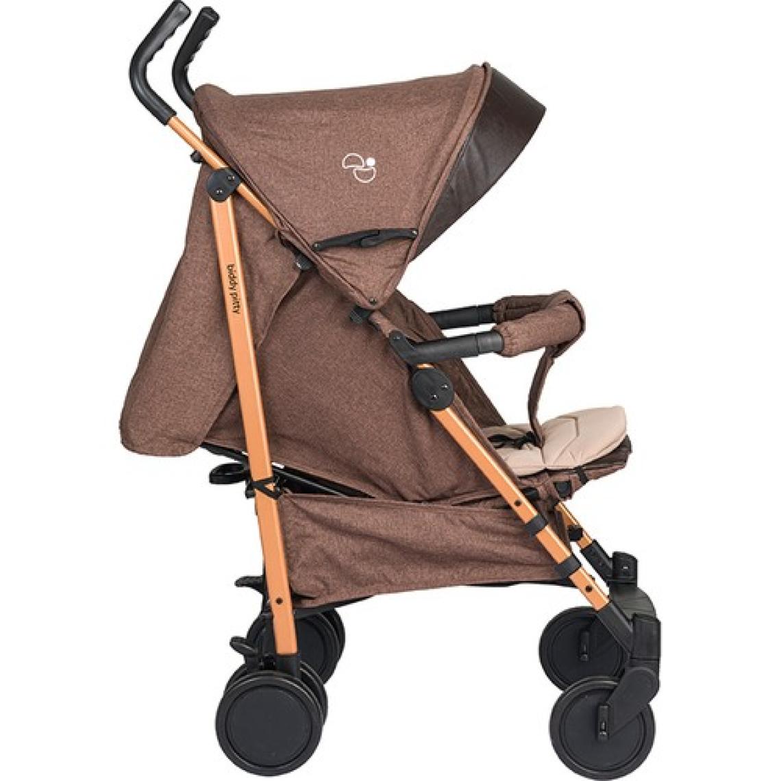 Biddy Pitty Picco Alüminyum Hafif Tam Yatar Baston Bebek Arabası Java Melange