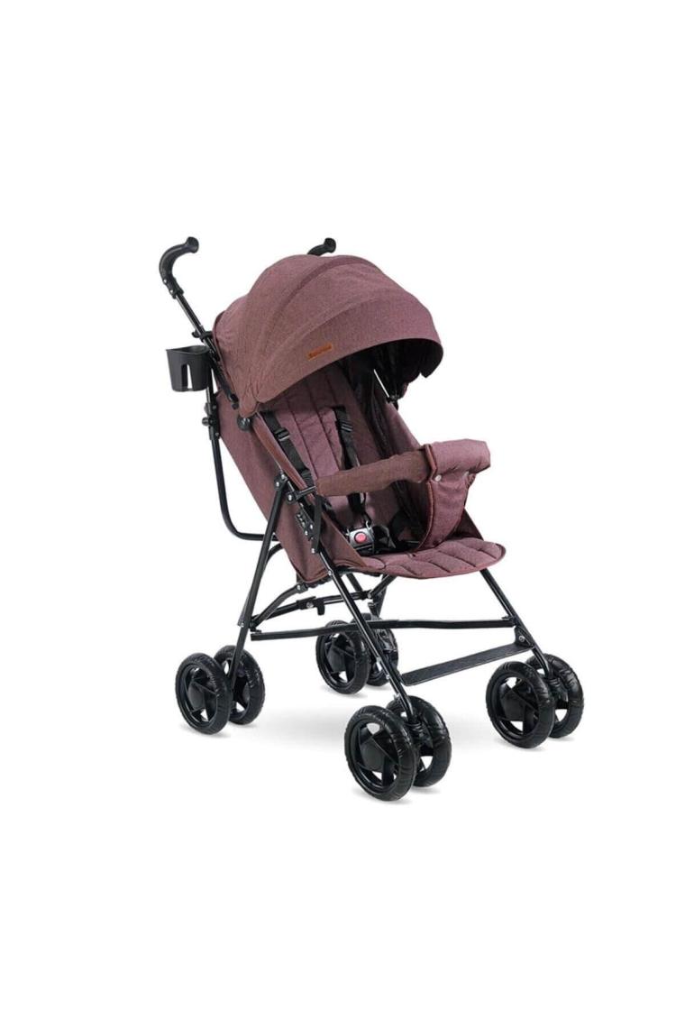 Babyhope SC-100 Tam Yatarlı Kahverengi Baston Bebek Arabası