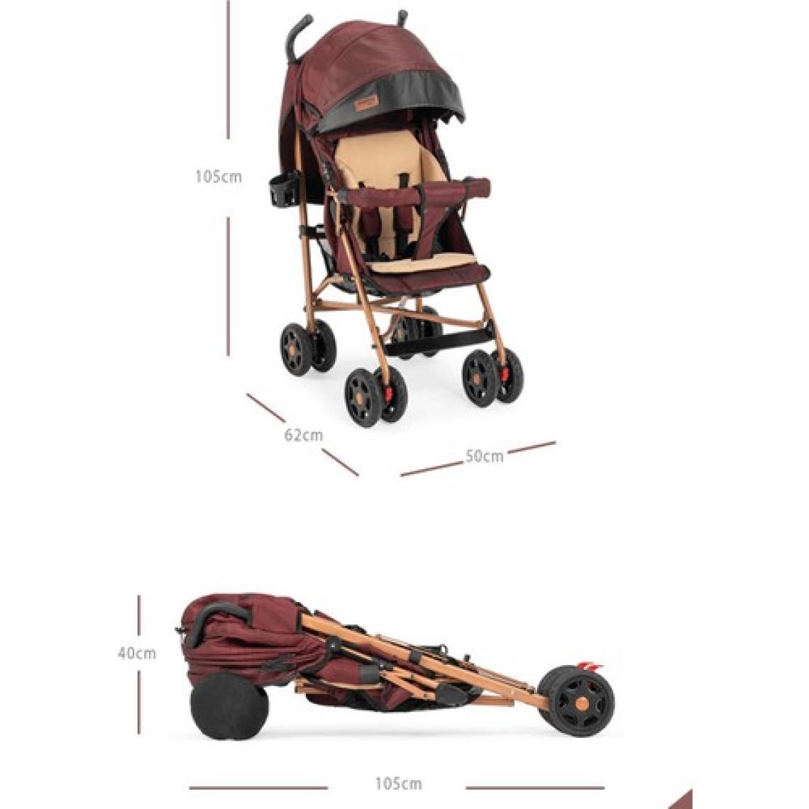 Moonybaby MB111 Suit Tam Yatar Siyah Baston Bebek Arabası