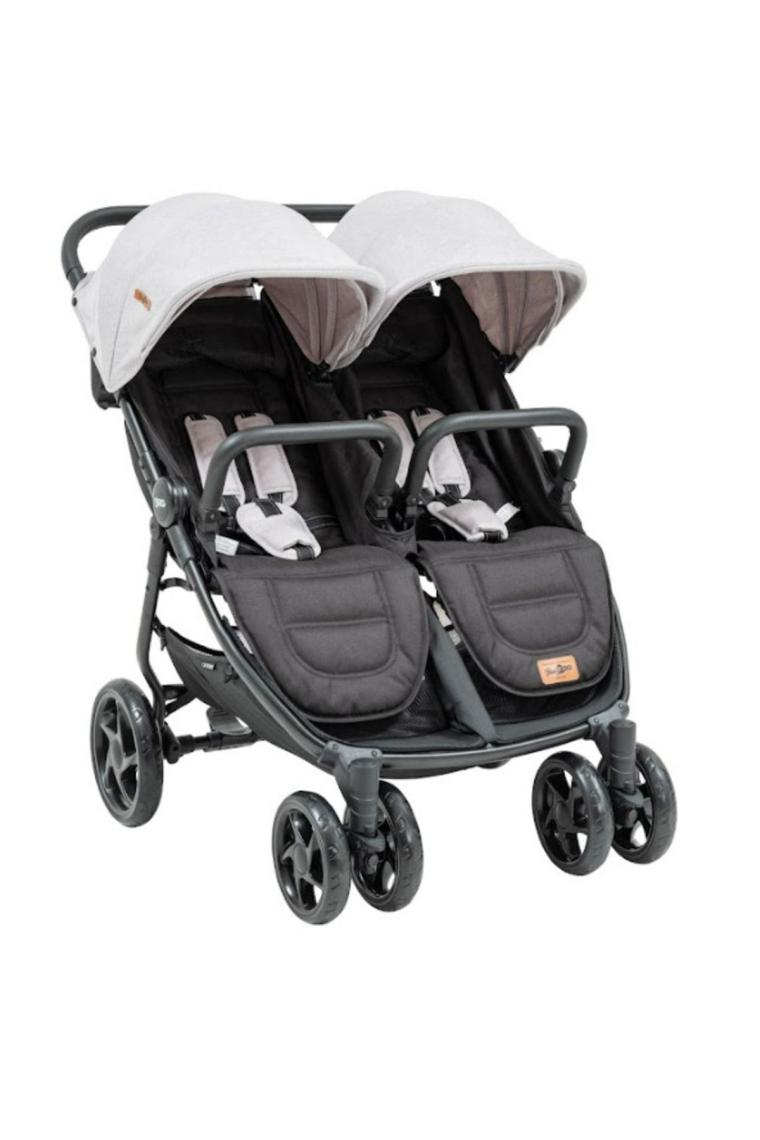 Baby2Go 2325 California İkiz Bebek Arabası Gri
