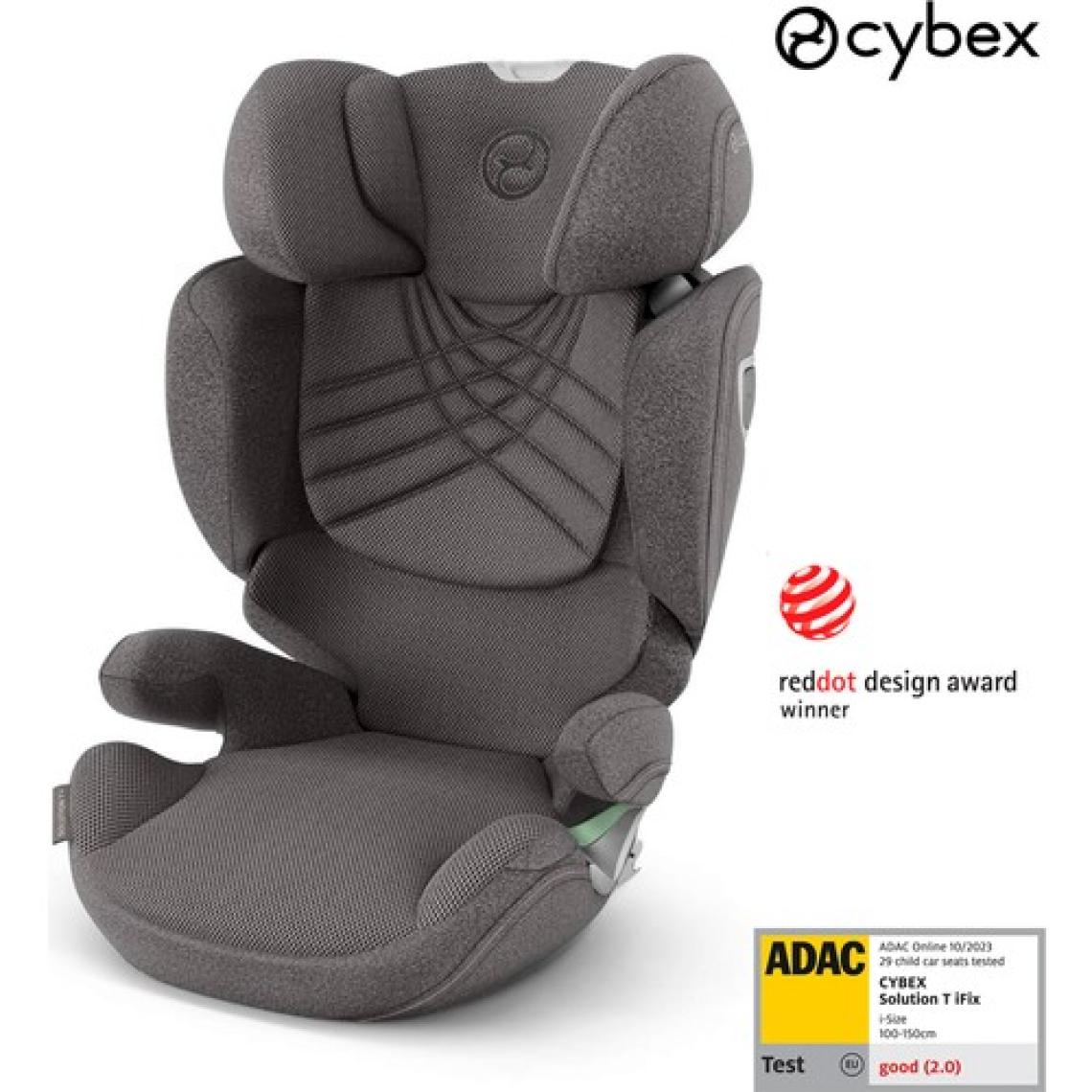 Cybex Solution T Ifix Plus (Terletmeyen Özel Kumaş)(Adac ödüllü isofix çocuk oto koltuğu 15-50 Kg)