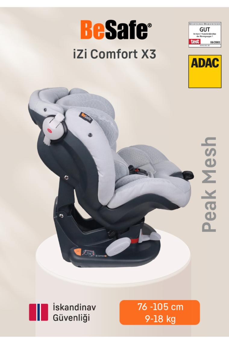 Besafe izi Comfort X3 Oto Koltuğu 9-18 kg Peak Mesh
