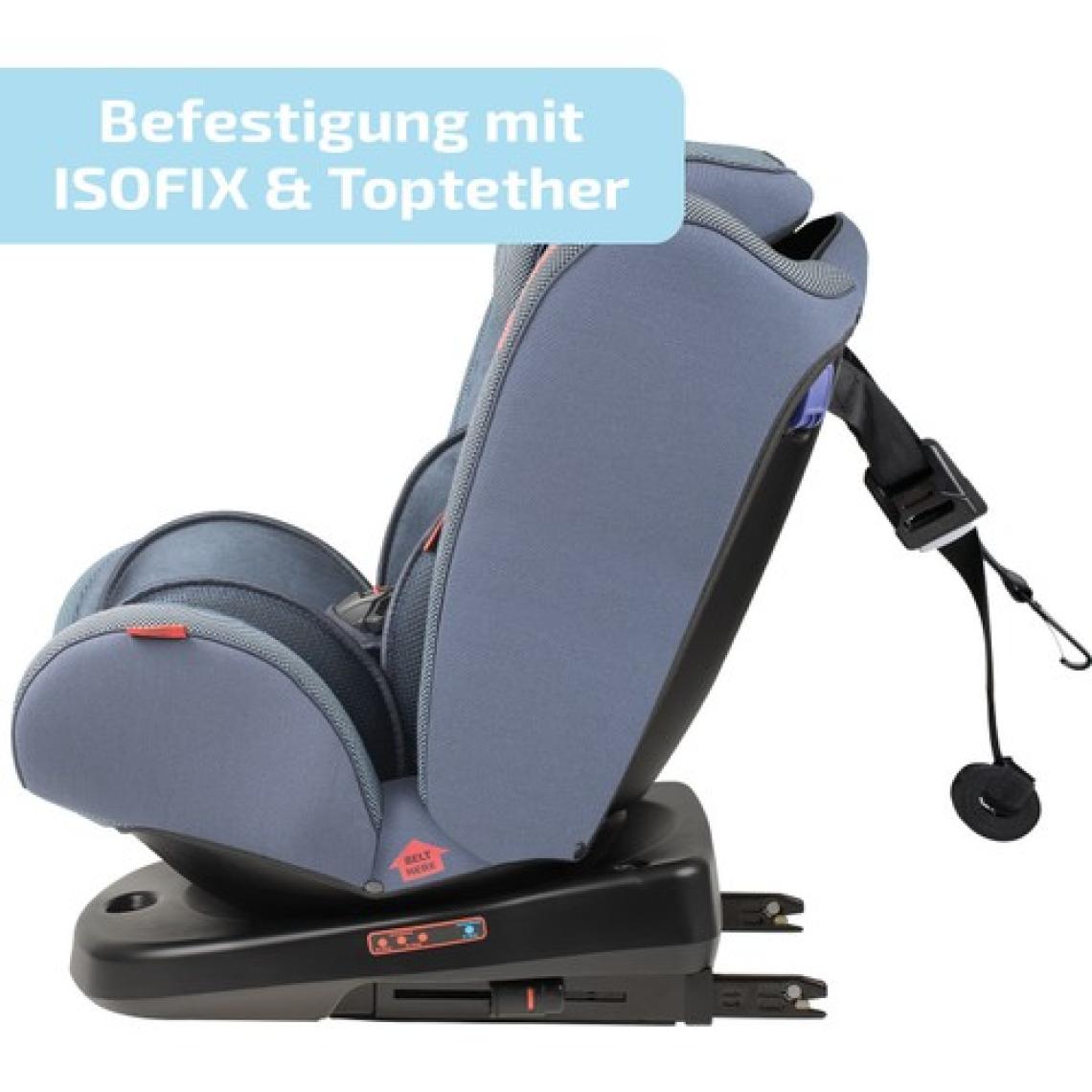 Heyner Kids Infiny Twist Isofix 0-36 kg Oto Koltuğu Mavi